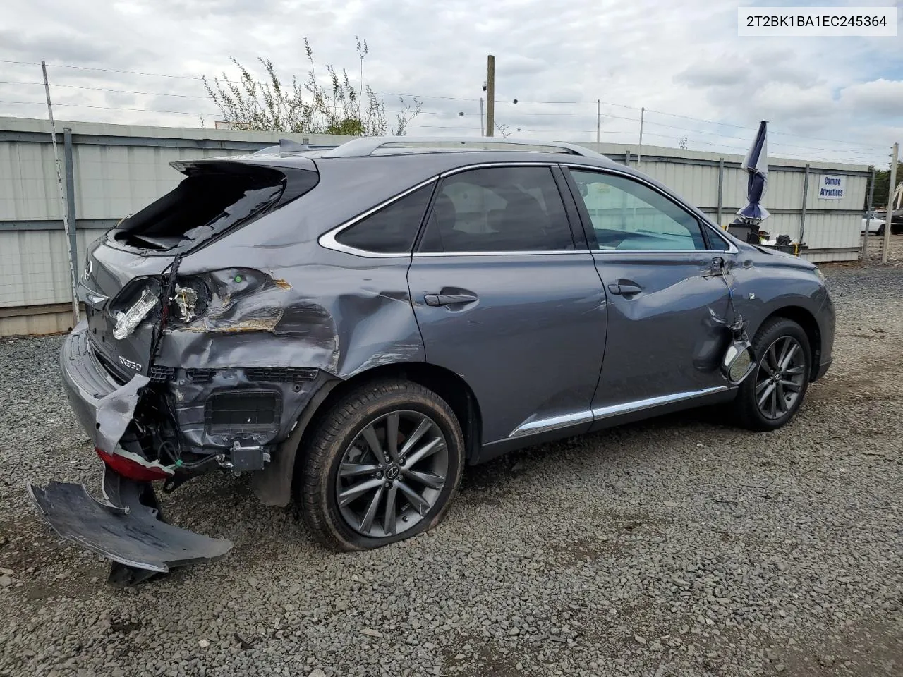 2T2BK1BA1EC245364 2014 Lexus Rx 350 Base