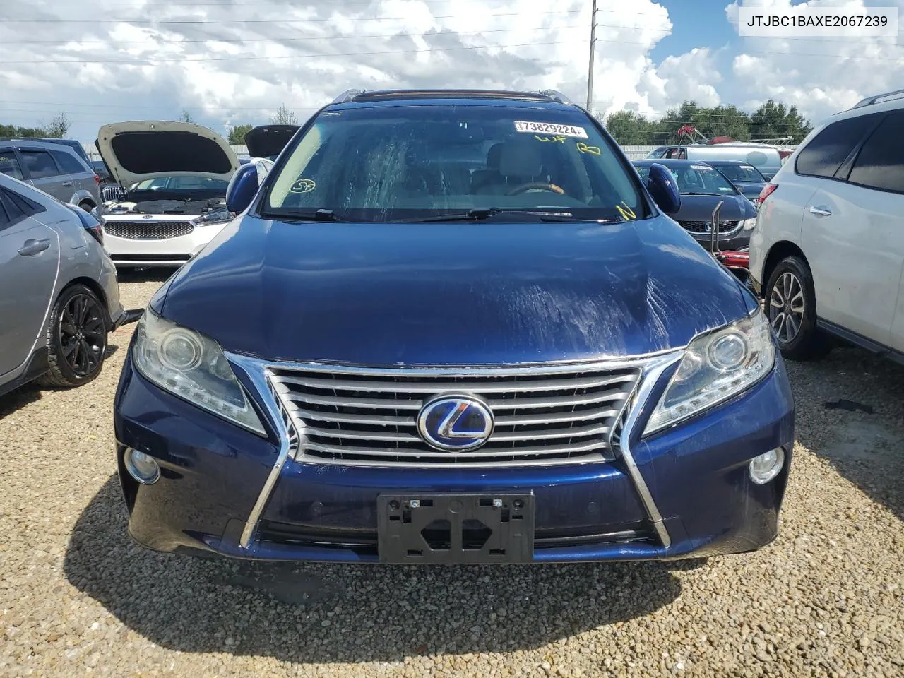 2014 Lexus Rx 450H VIN: JTJBC1BAXE2067239 Lot: 73829224