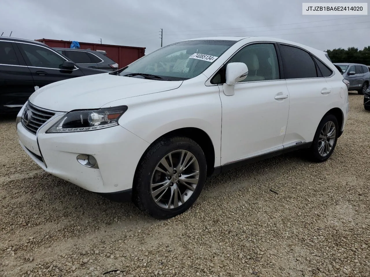 2014 Lexus Rx 450H VIN: JTJZB1BA6E2414020 Lot: 74085134