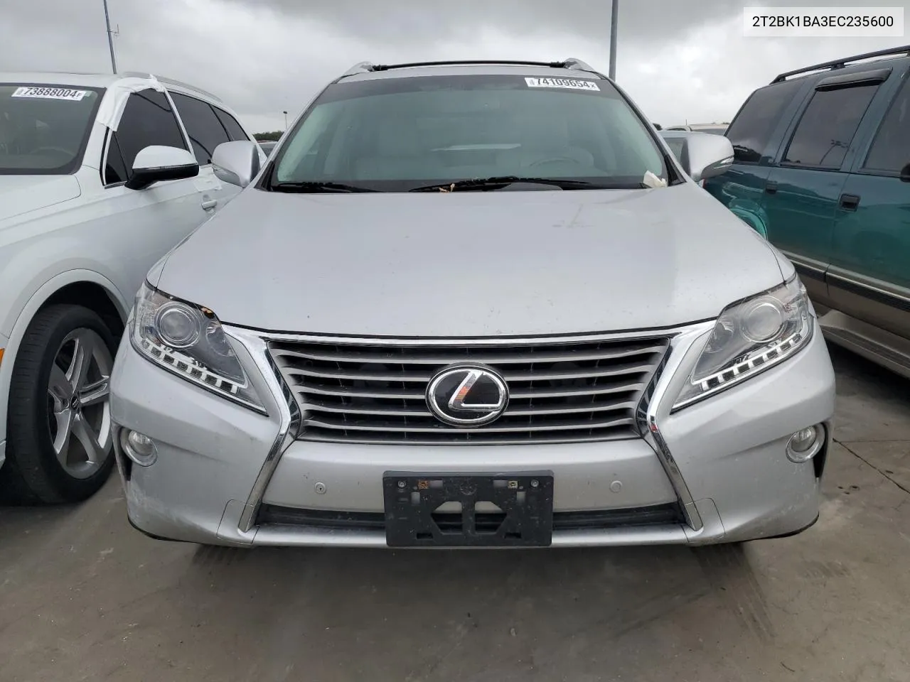 2014 Lexus Rx 350 Base VIN: 2T2BK1BA3EC235600 Lot: 74109654