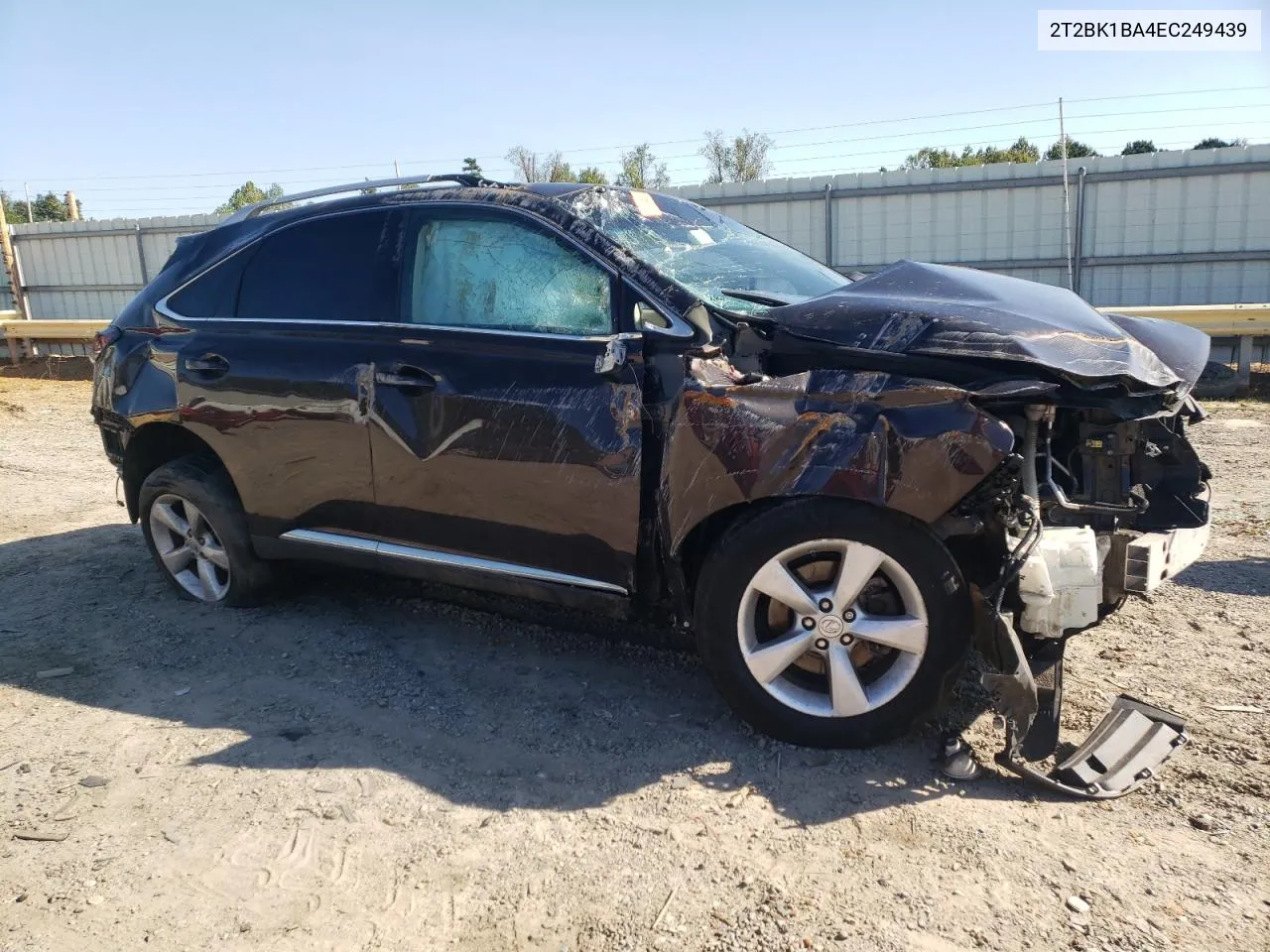 2014 Lexus Rx 350 Base VIN: 2T2BK1BA4EC249439 Lot: 74291774