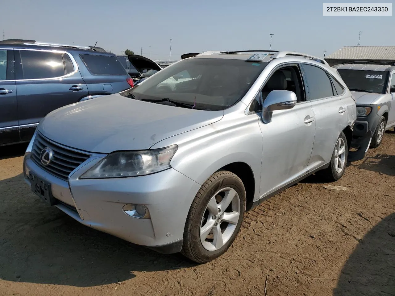 2014 Lexus Rx 350 Base VIN: 2T2BK1BA2EC243350 Lot: 74725314