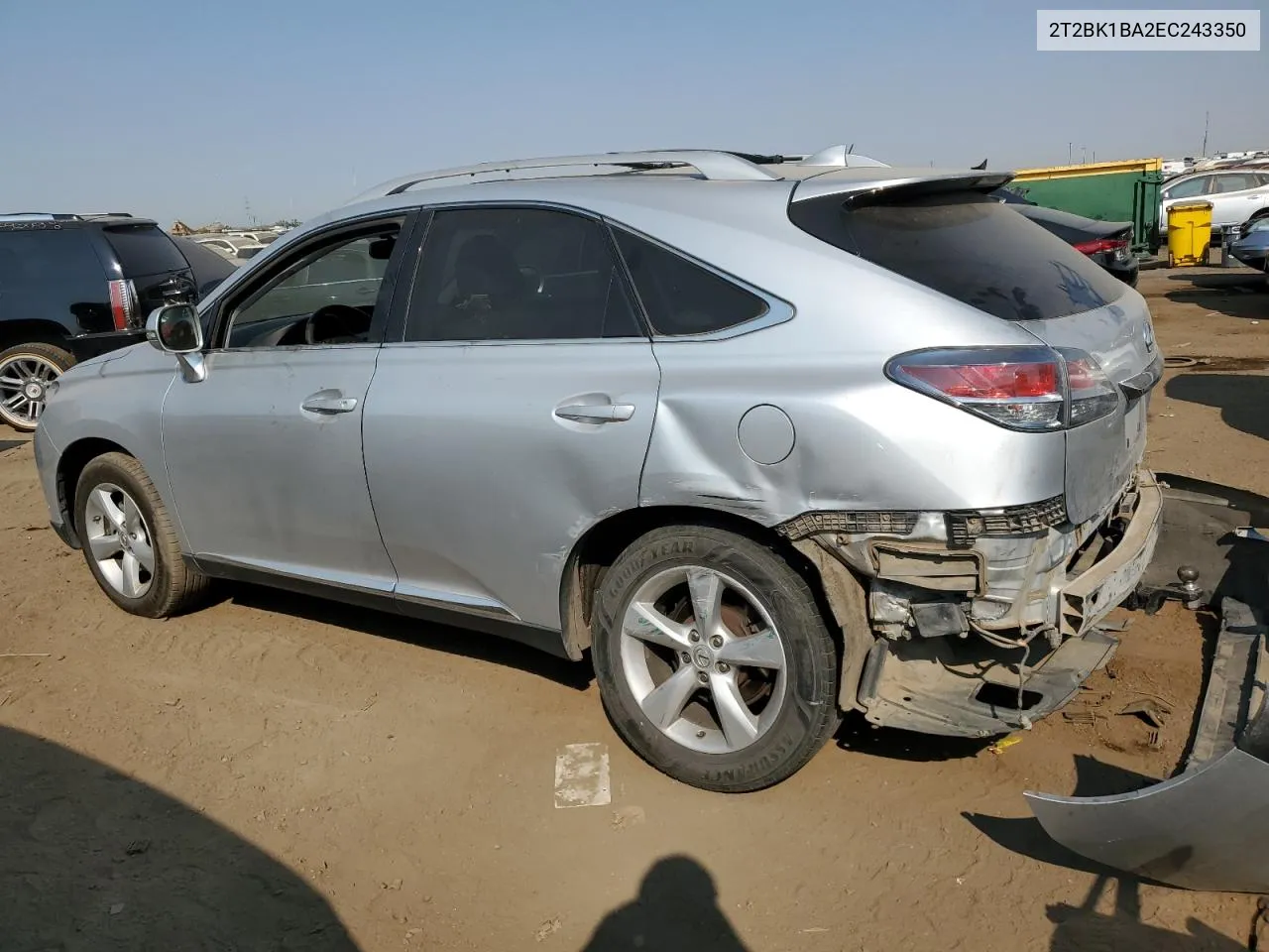 2014 Lexus Rx 350 Base VIN: 2T2BK1BA2EC243350 Lot: 74725314