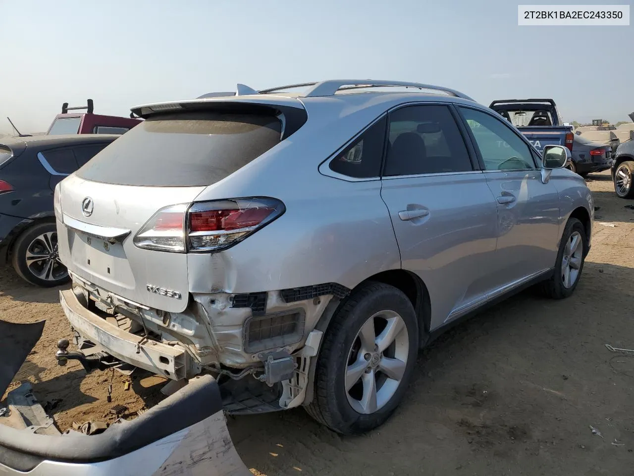 2014 Lexus Rx 350 Base VIN: 2T2BK1BA2EC243350 Lot: 74725314