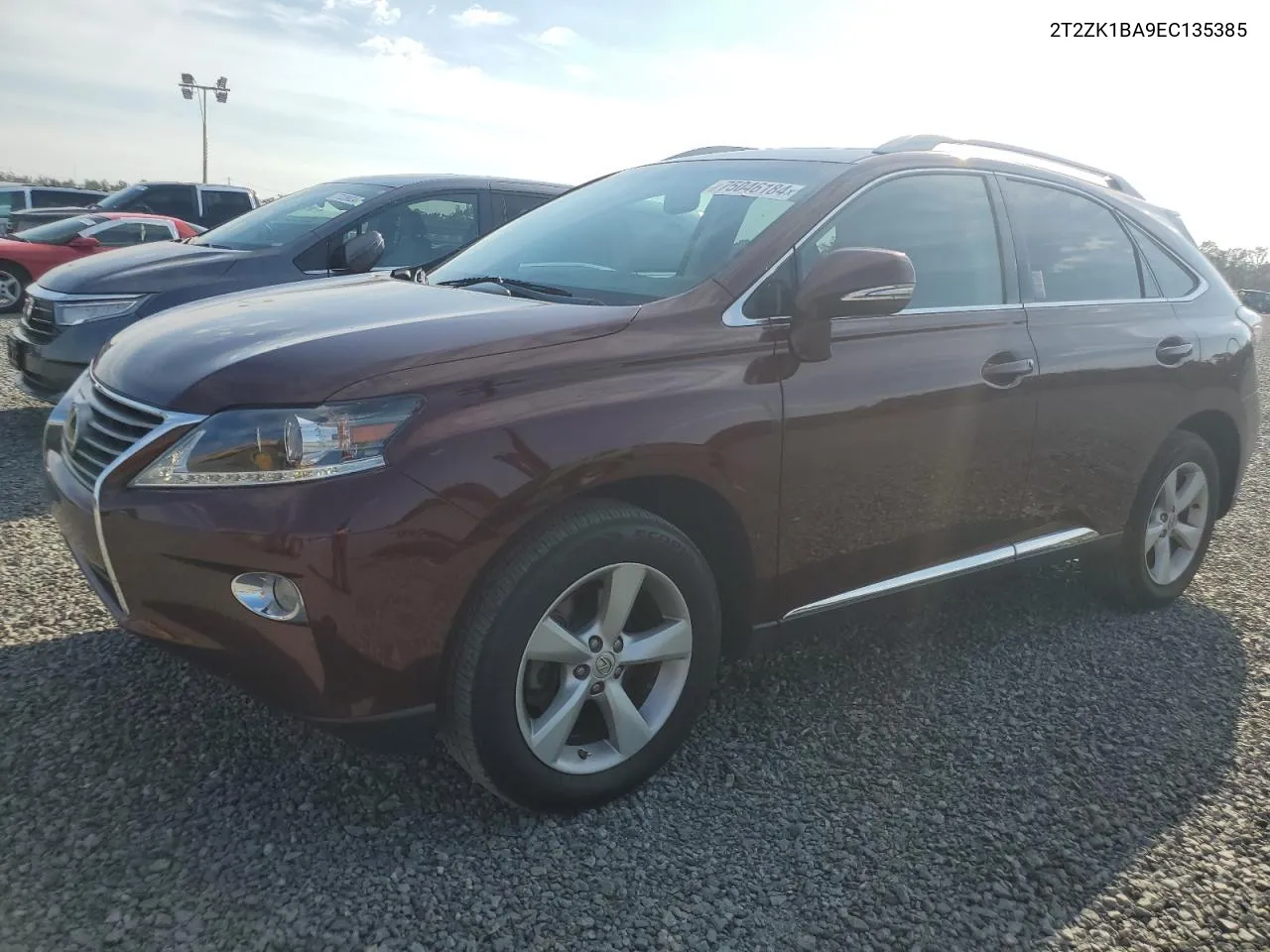 2014 Lexus Rx 350 VIN: 2T2ZK1BA9EC135385 Lot: 75046184