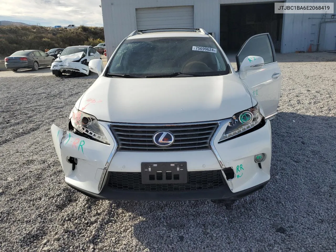 2014 Lexus Rx 450H VIN: JTJBC1BA6E2068419 Lot: 75699624