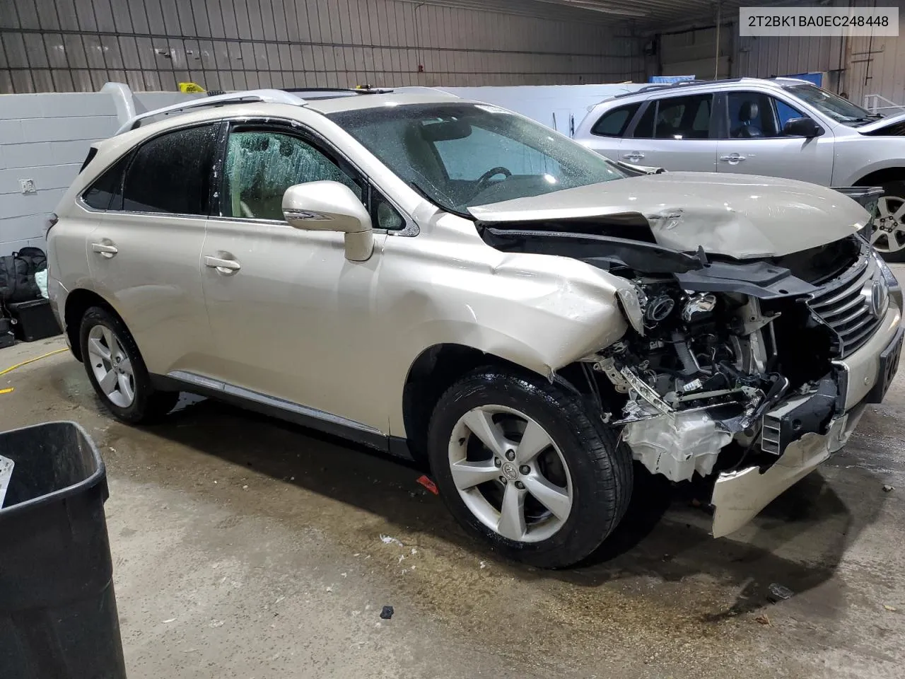 2014 Lexus Rx 350 Base VIN: 2T2BK1BA0EC248448 Lot: 76255404