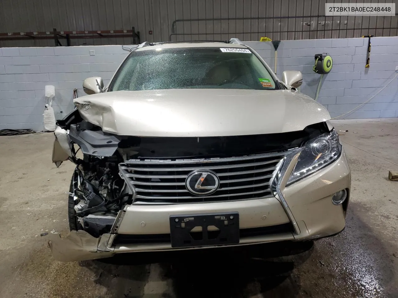 2014 Lexus Rx 350 Base VIN: 2T2BK1BA0EC248448 Lot: 76255404