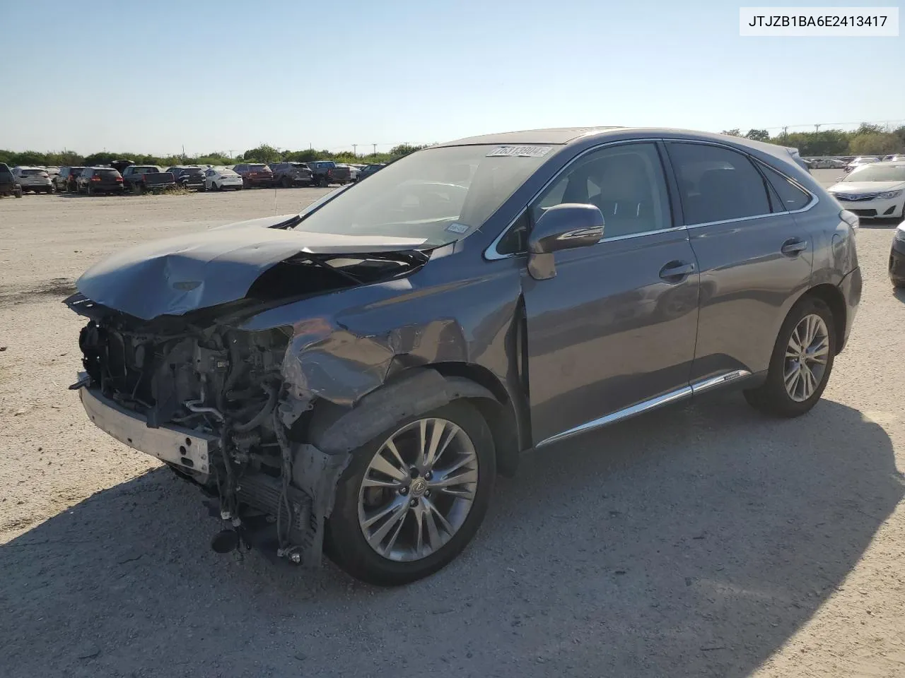 2014 Lexus Rx 450H VIN: JTJZB1BA6E2413417 Lot: 76313904