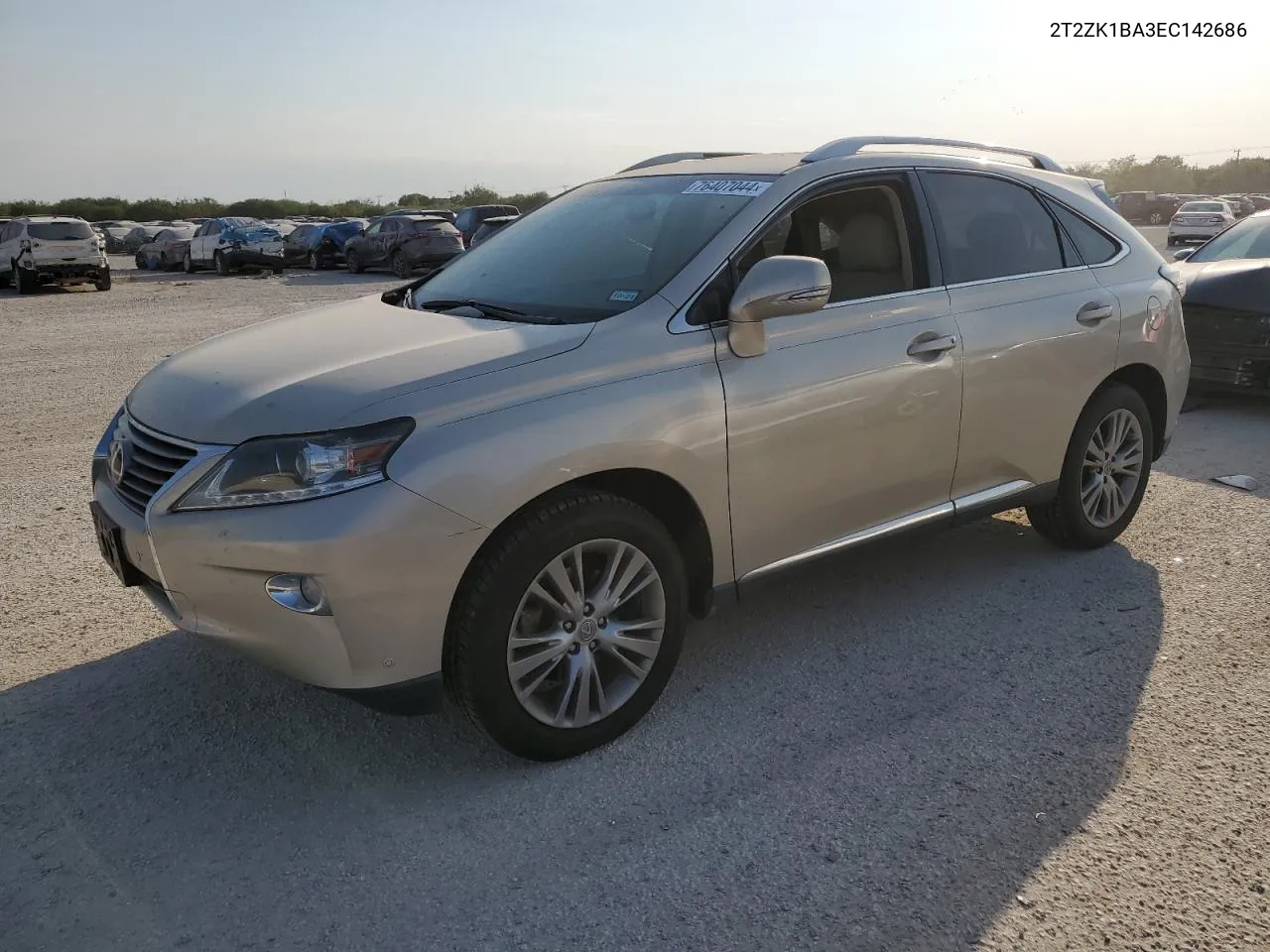 2014 Lexus Rx 350 VIN: 2T2ZK1BA3EC142686 Lot: 76407044