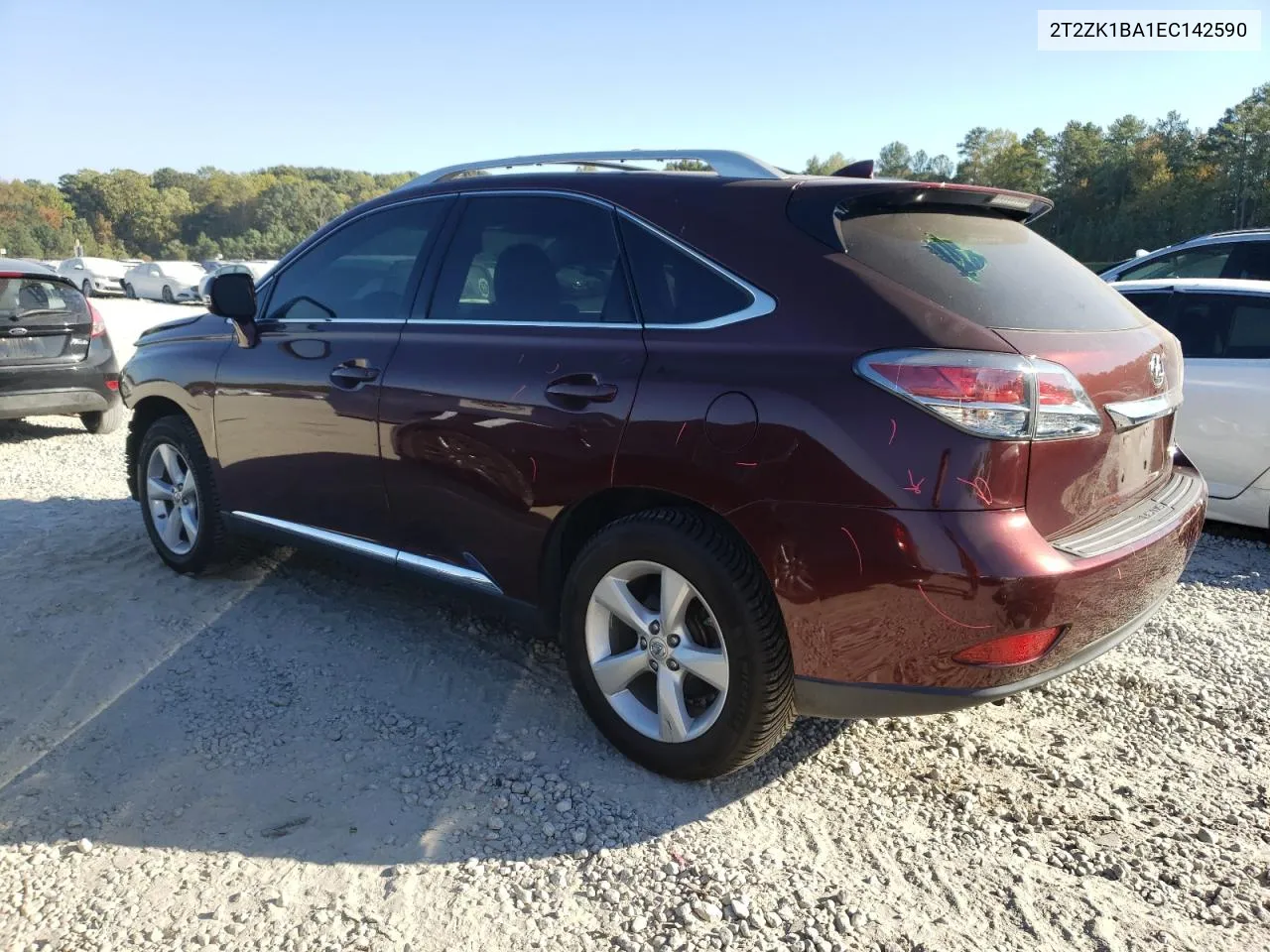 2014 Lexus Rx 350 VIN: 2T2ZK1BA1EC142590 Lot: 77677254