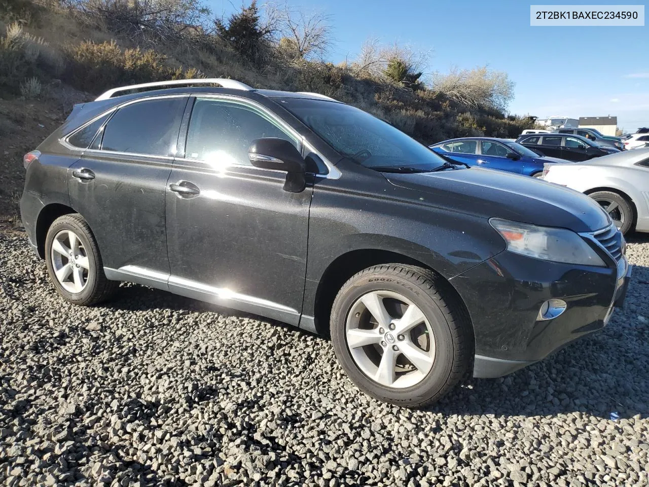 2014 Lexus Rx 350 Base VIN: 2T2BK1BAXEC234590 Lot: 77781544