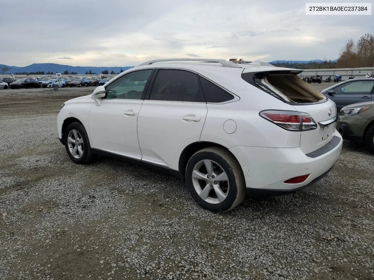 2014 Lexus Rx 350 Base VIN: 2T2BK1BA0EC237384 Lot: 77834464