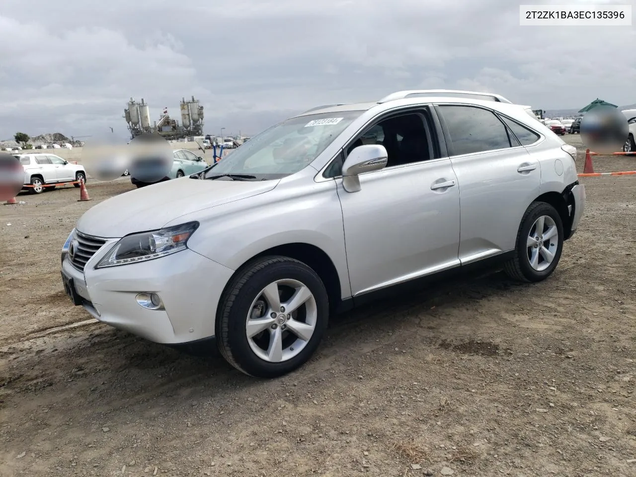 2014 Lexus Rx 350 VIN: 2T2ZK1BA3EC135396 Lot: 78123184