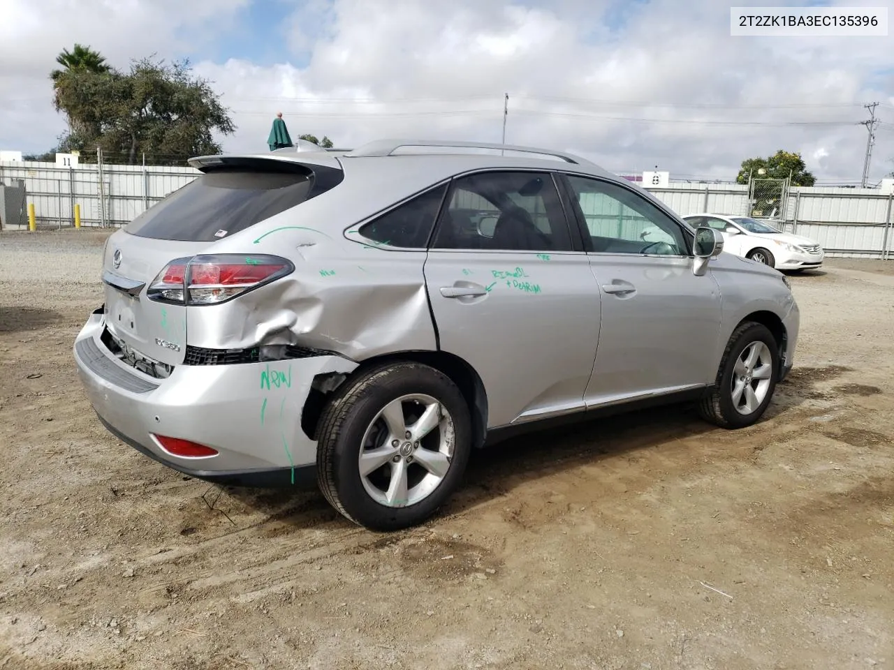 2014 Lexus Rx 350 VIN: 2T2ZK1BA3EC135396 Lot: 78123184