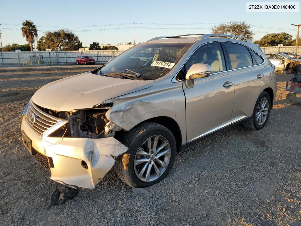 2014 Lexus Rx 350 VIN: 2T2ZK1BA0EC148400 Lot: 79137214