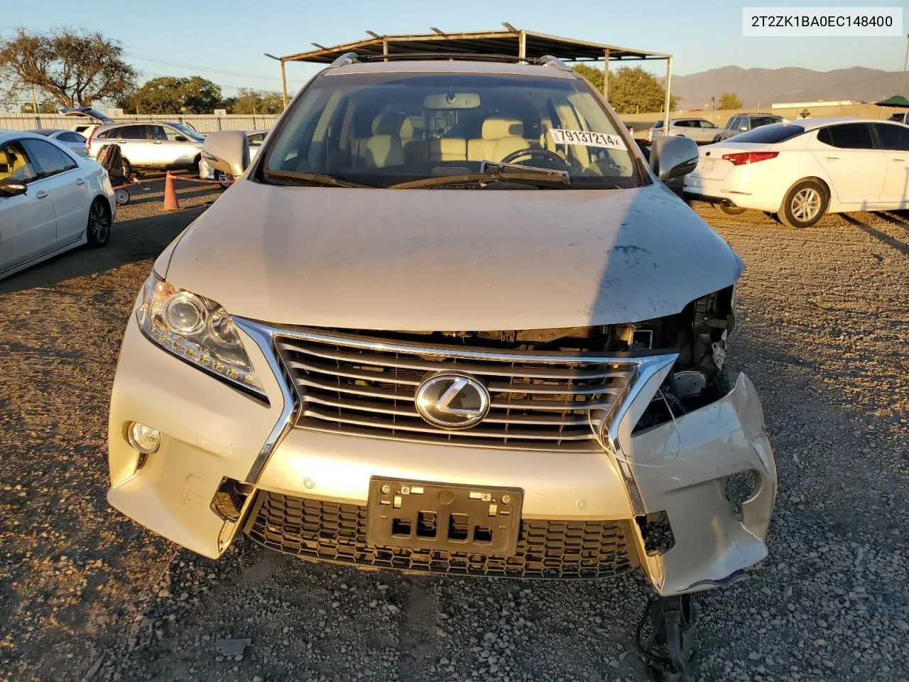 2014 Lexus Rx 350 VIN: 2T2ZK1BA0EC148400 Lot: 79137214