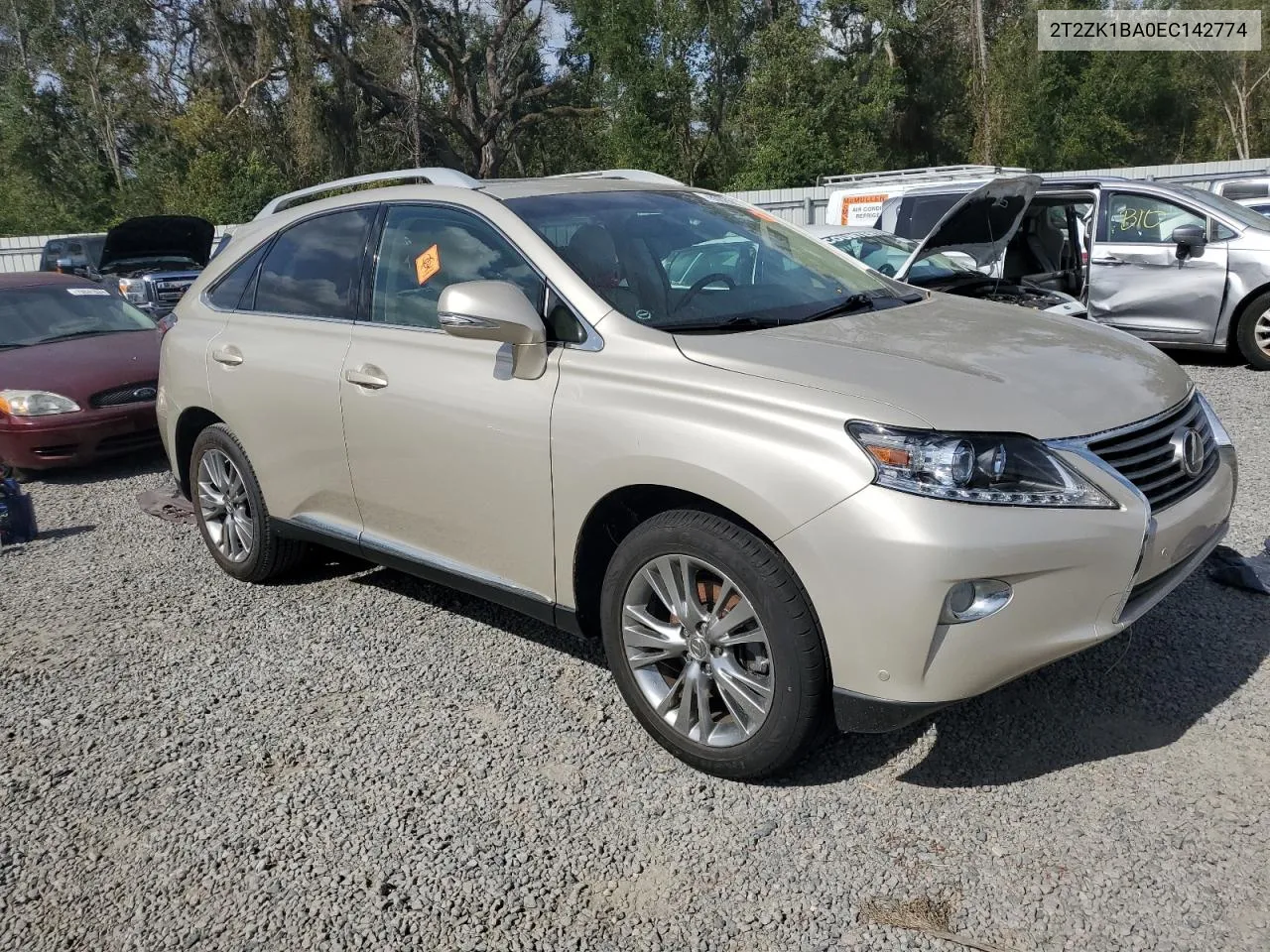 2014 Lexus Rx 350 VIN: 2T2ZK1BA0EC142774 Lot: 80025934