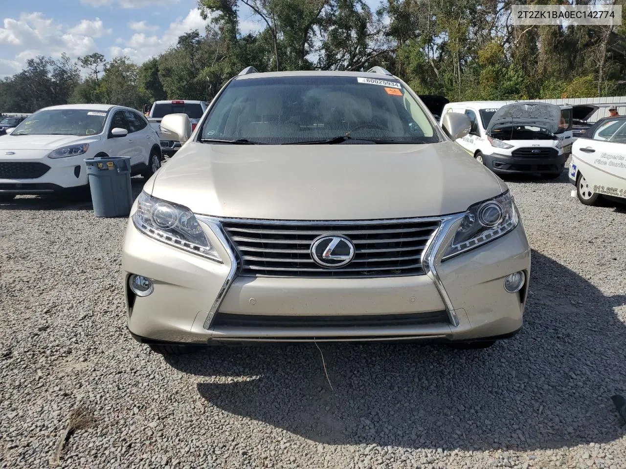 2014 Lexus Rx 350 VIN: 2T2ZK1BA0EC142774 Lot: 80025934