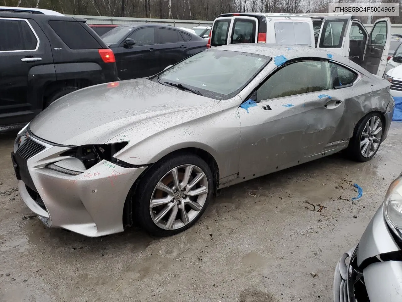 2015 Lexus Rc 350 VIN: JTHSE5BC4F5004965 Lot: 39596354