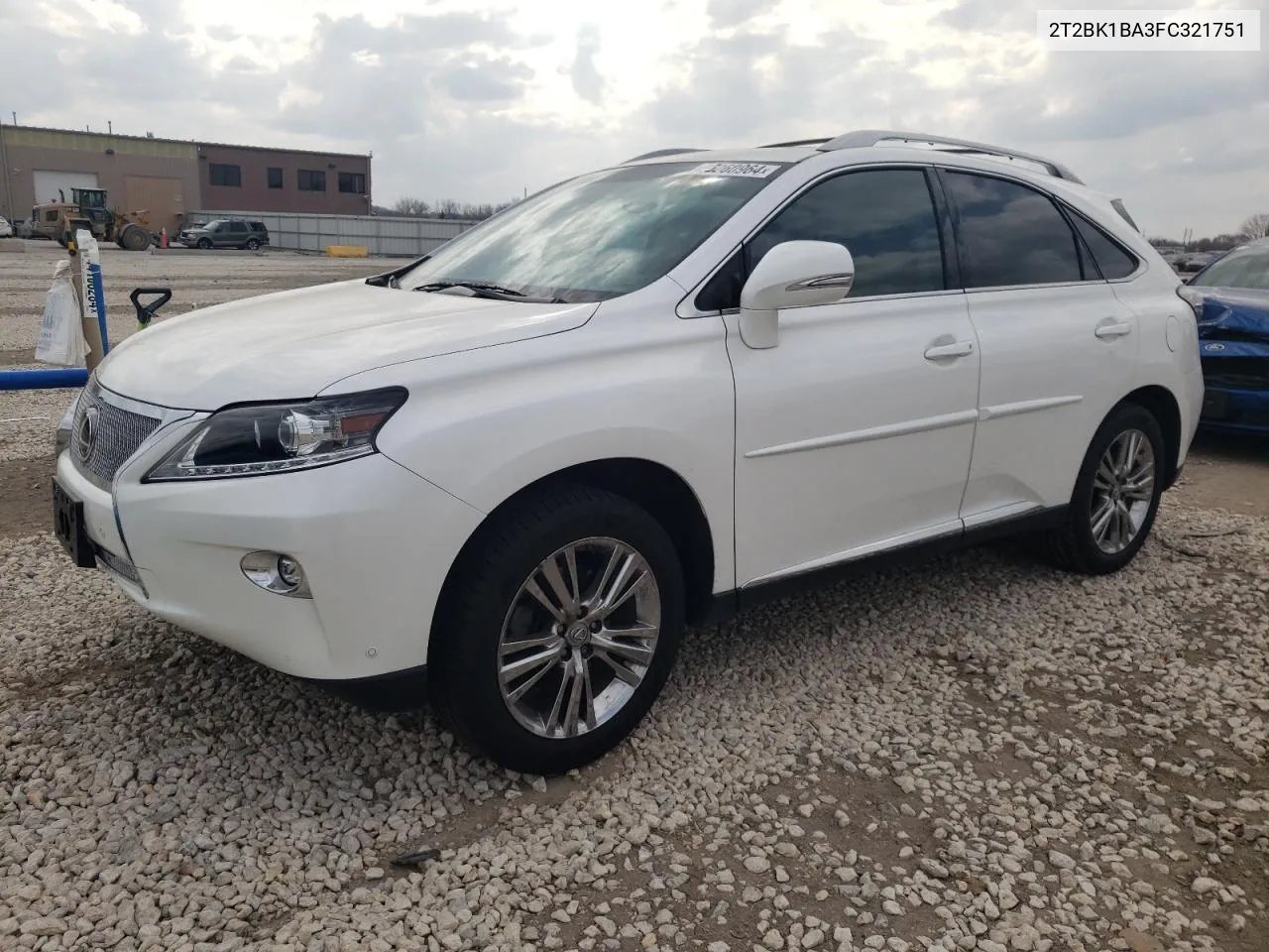 2015 Lexus Rx 350 Base VIN: 2T2BK1BA3FC321751 Lot: 45260964