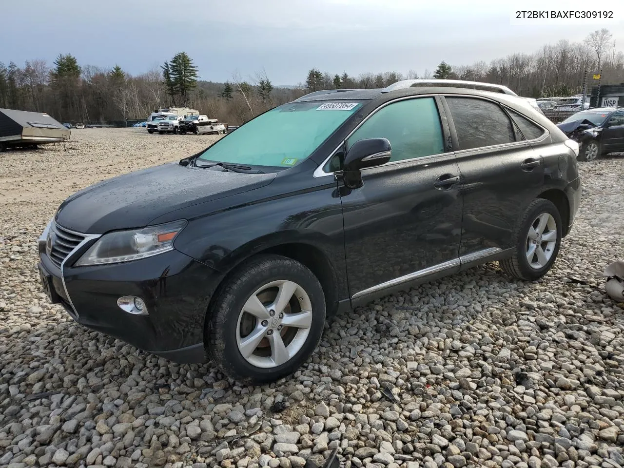 2015 Lexus Rx 350 Base VIN: 2T2BK1BAXFC309192 Lot: 49507054