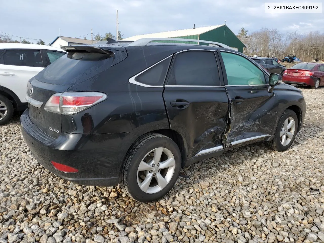 2015 Lexus Rx 350 Base VIN: 2T2BK1BAXFC309192 Lot: 49507054