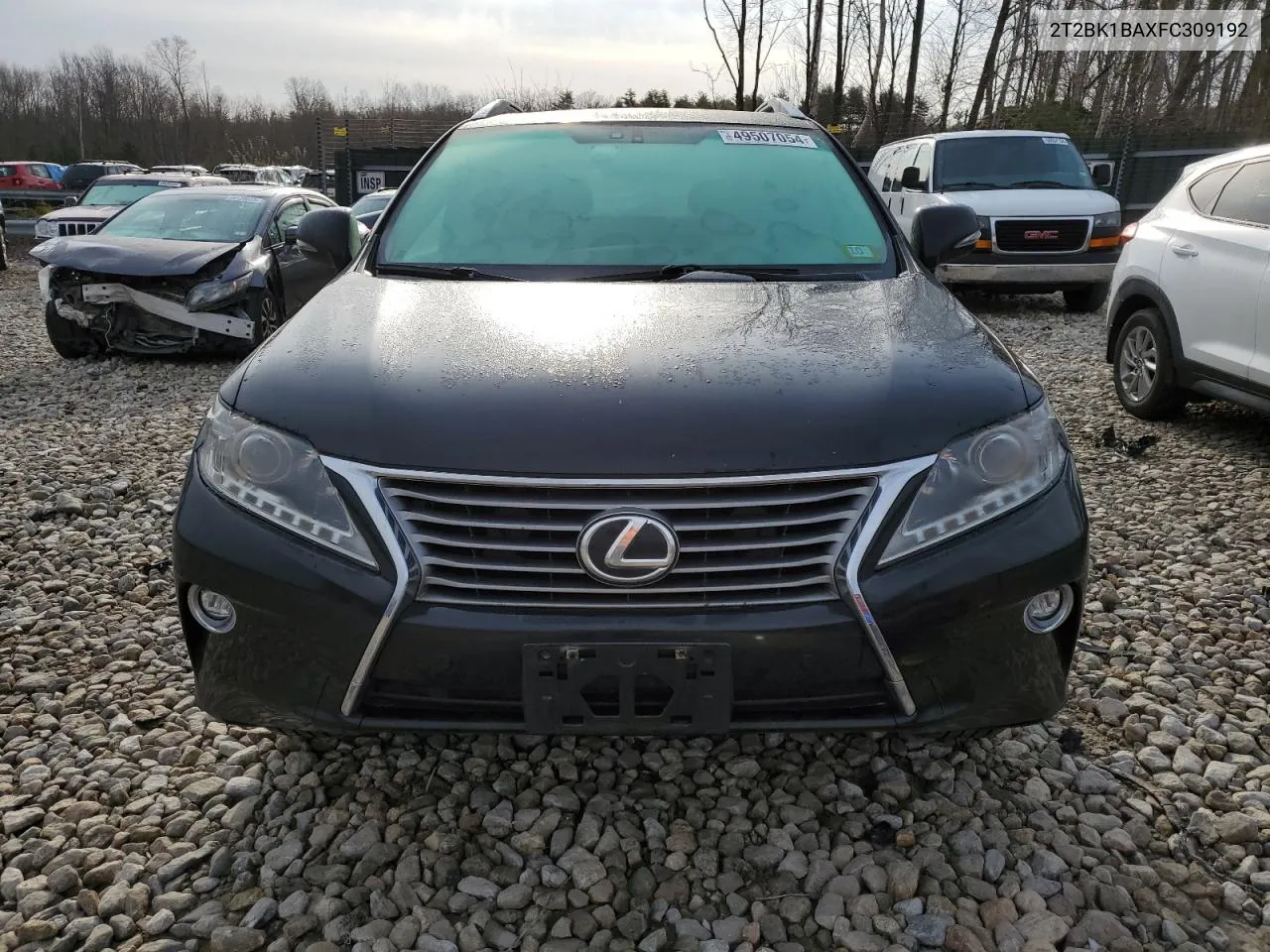 2015 Lexus Rx 350 Base VIN: 2T2BK1BAXFC309192 Lot: 49507054