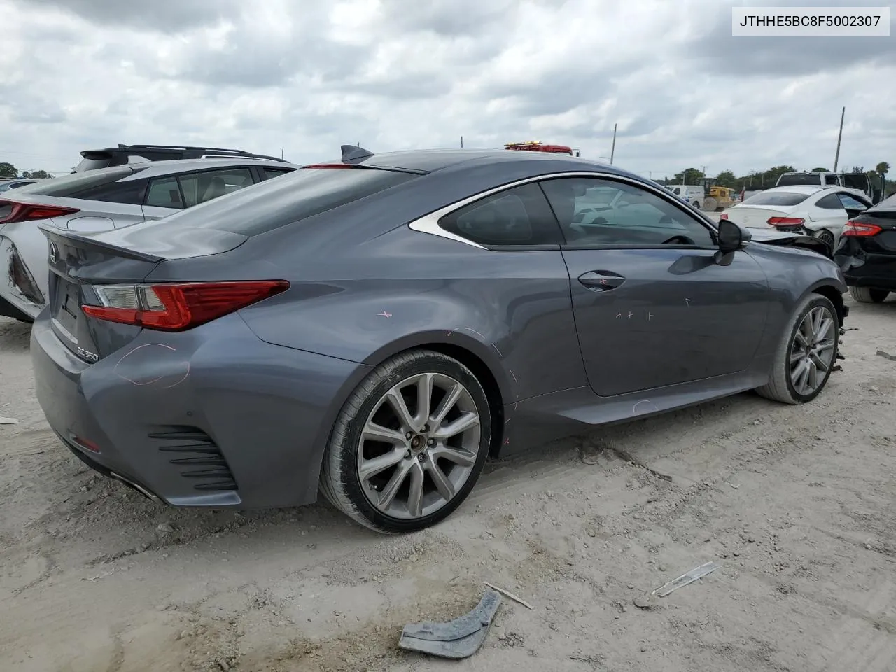 2015 Lexus Rc 350 VIN: JTHHE5BC8F5002307 Lot: 54145344