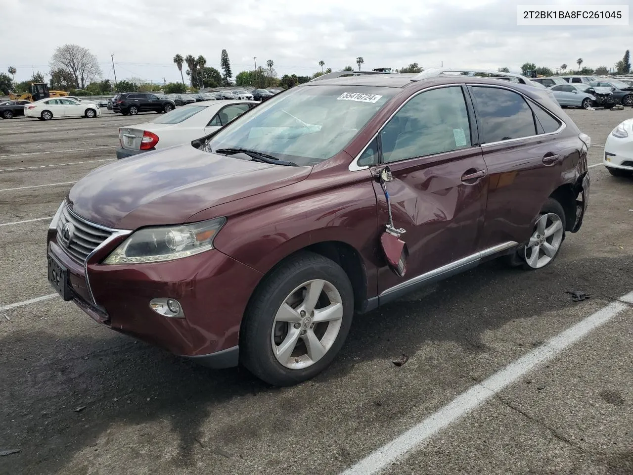 2T2BK1BA8FC261045 2015 Lexus Rx 350 Base