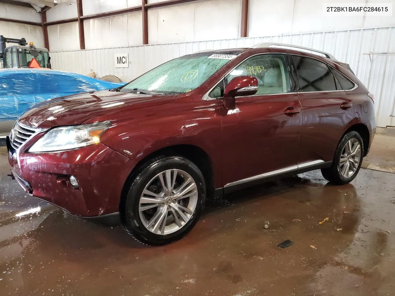 2015 Lexus Rx 350 Base VIN: 2T2BK1BA6FC284615 Lot: 56907334