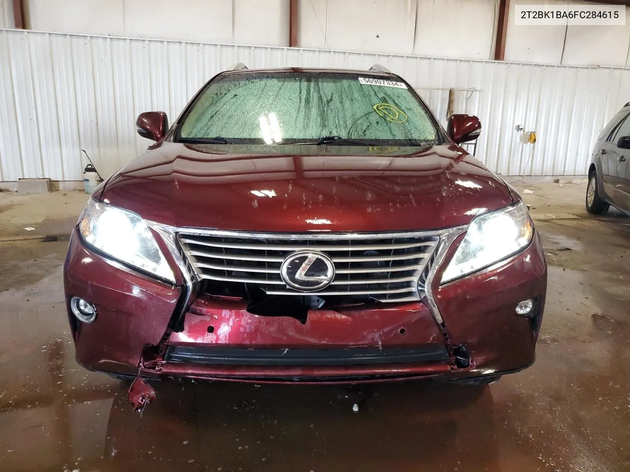 2015 Lexus Rx 350 Base VIN: 2T2BK1BA6FC284615 Lot: 56907334