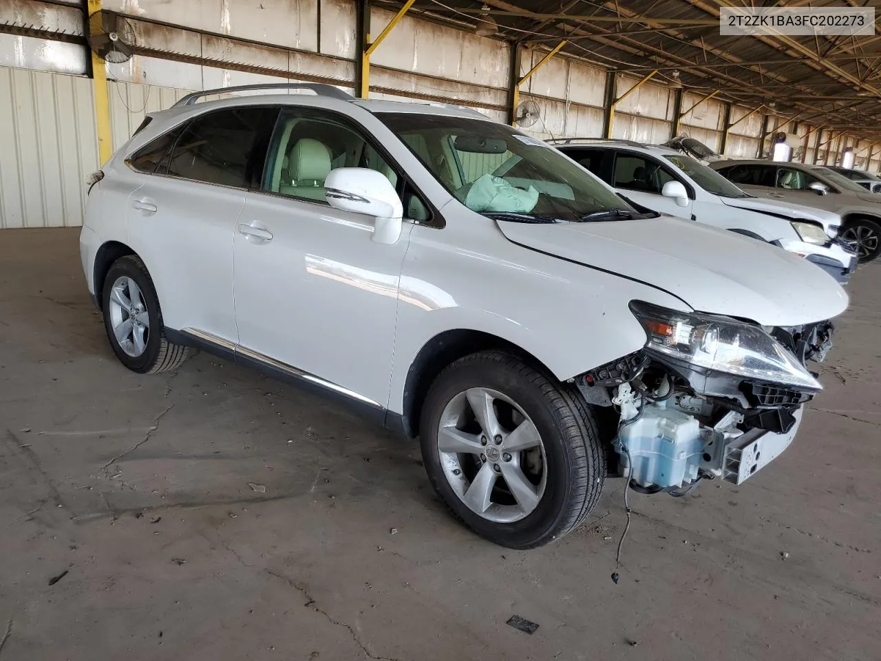 2T2ZK1BA3FC202273 2015 Lexus Rx 350