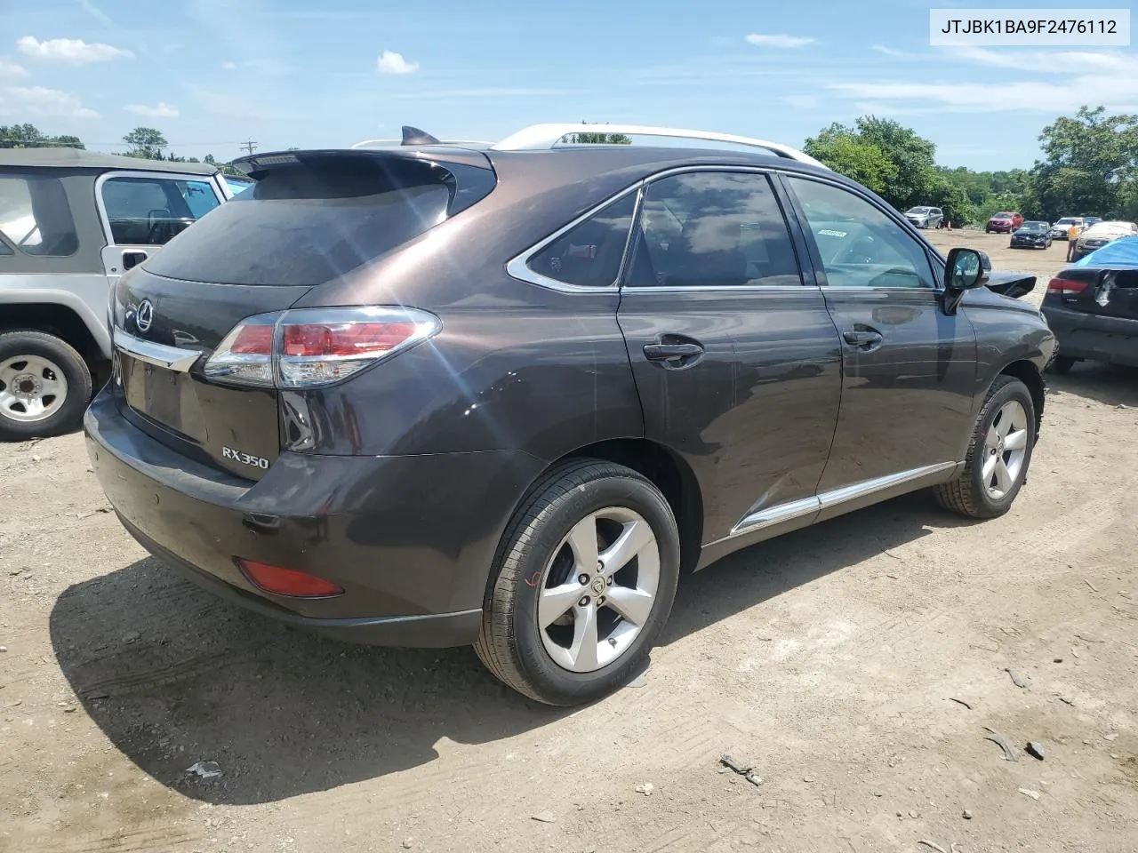 JTJBK1BA9F2476112 2015 Lexus Rx 350 Base