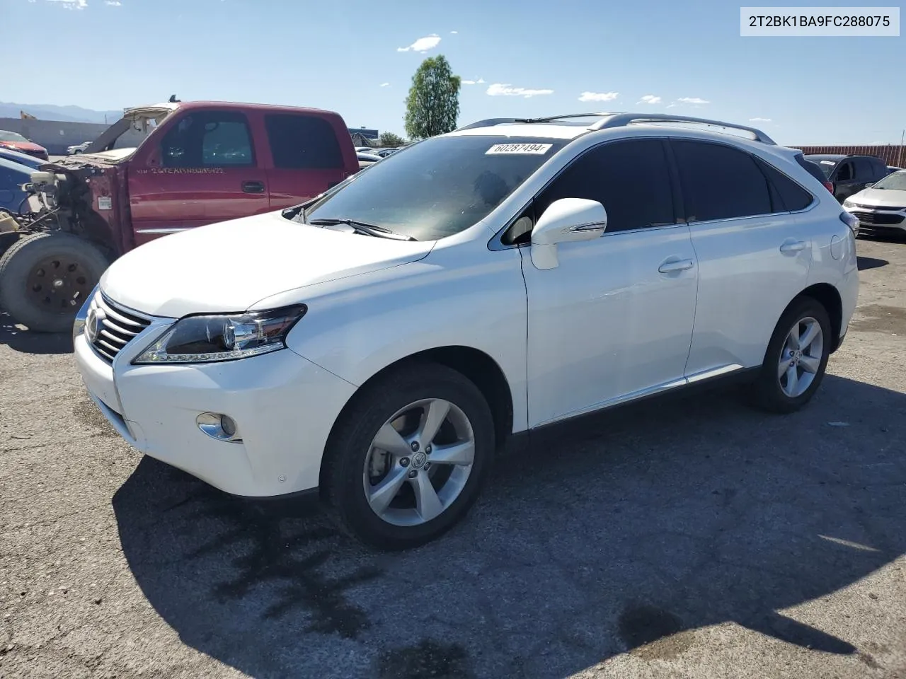 2015 Lexus Rx 350 Base VIN: 2T2BK1BA9FC288075 Lot: 60287494