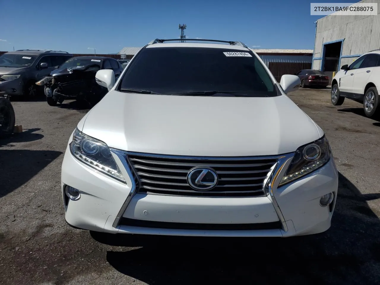 2015 Lexus Rx 350 Base VIN: 2T2BK1BA9FC288075 Lot: 60287494