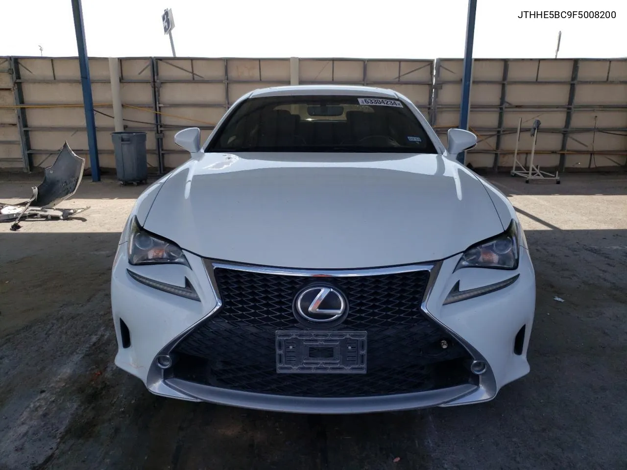 2015 Lexus Rc 350 VIN: JTHHE5BC9F5008200 Lot: 63304234