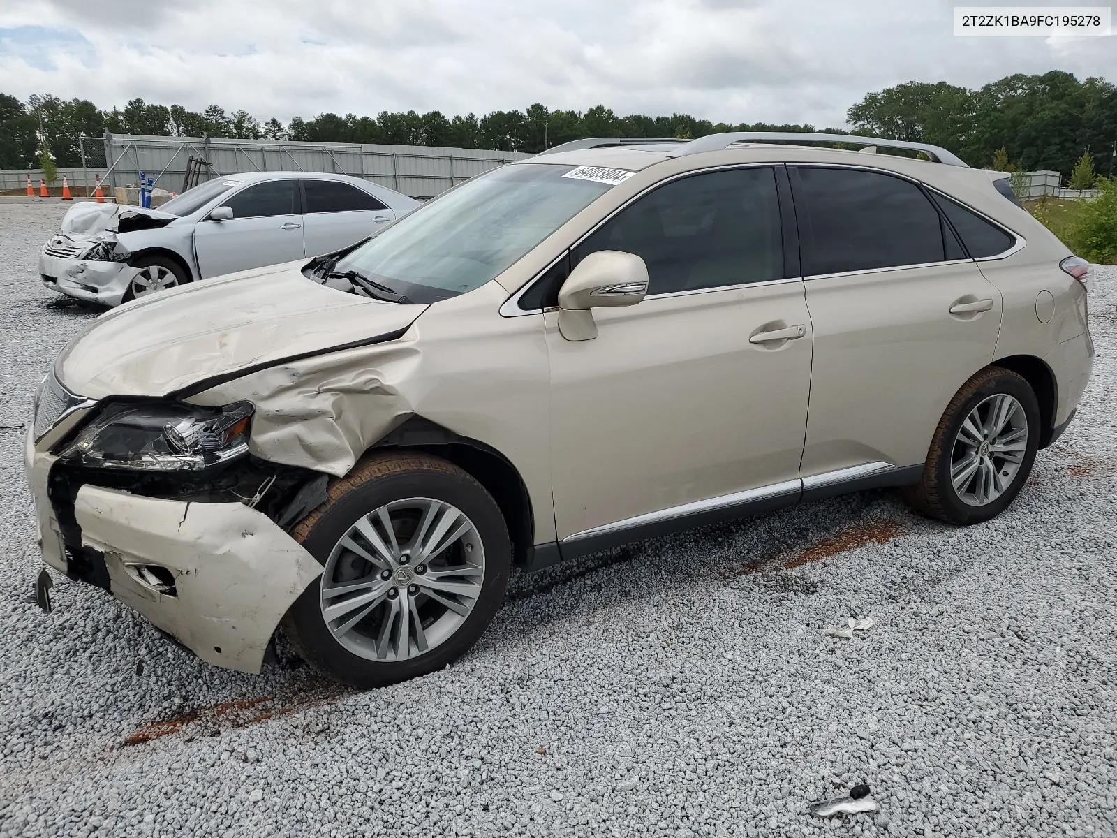 2015 Lexus Rx 350 VIN: 2T2ZK1BA9FC195278 Lot: 64003804