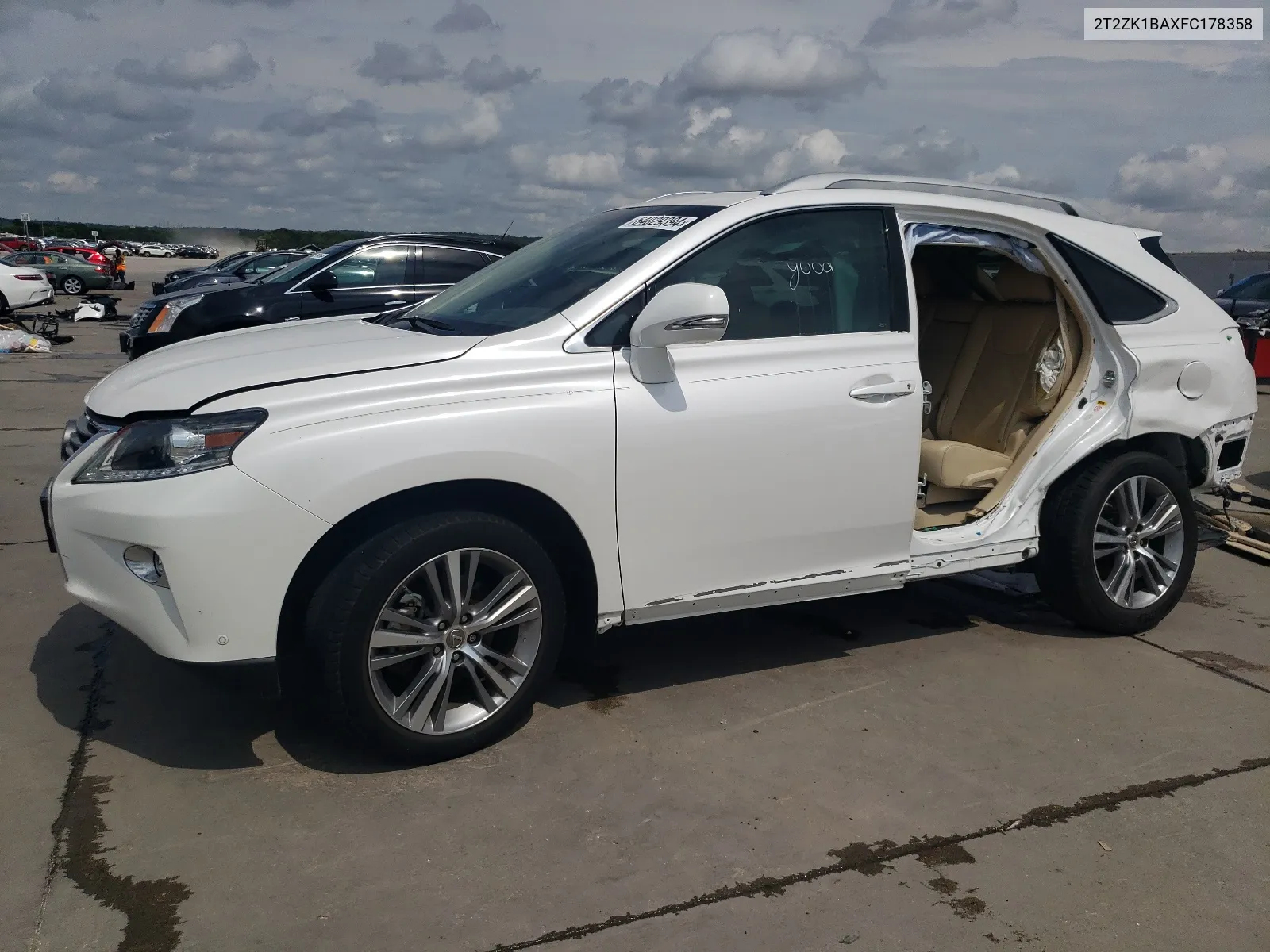 2T2ZK1BAXFC178358 2015 Lexus Rx 350