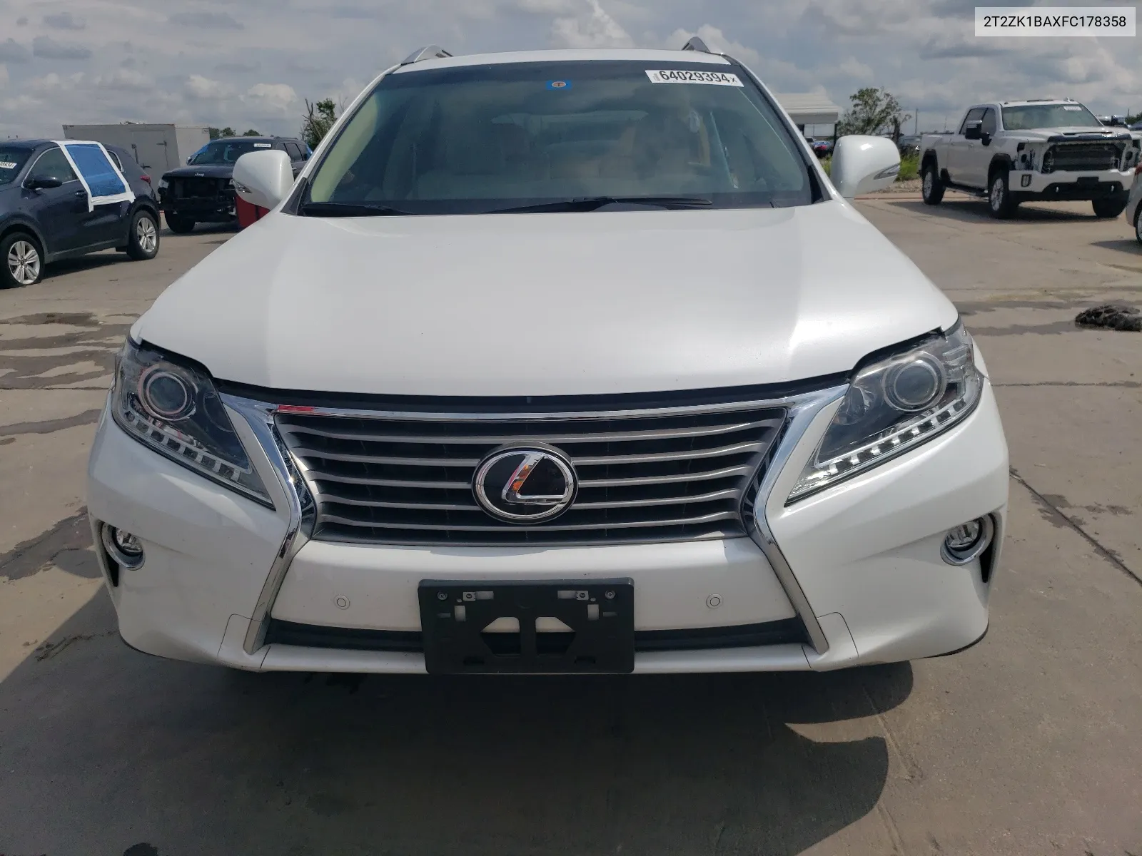 2015 Lexus Rx 350 VIN: 2T2ZK1BAXFC178358 Lot: 64029394