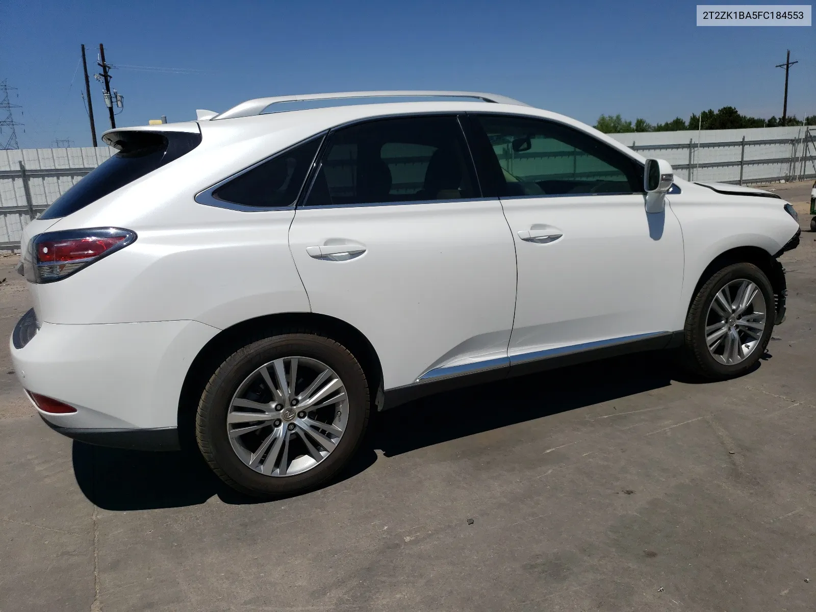 2015 Lexus Rx 350 VIN: 2T2ZK1BA5FC184553 Lot: 65159904