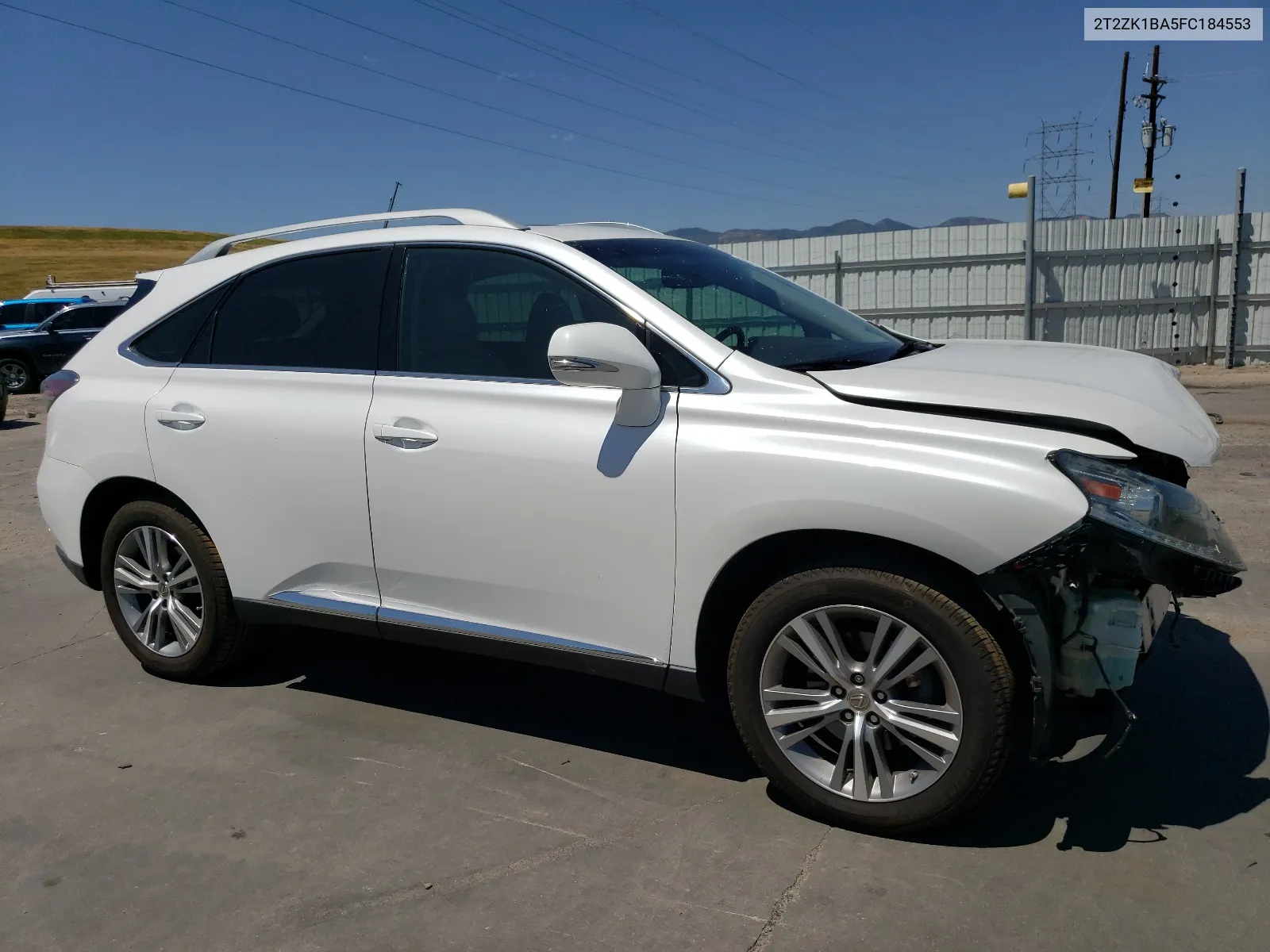 2015 Lexus Rx 350 VIN: 2T2ZK1BA5FC184553 Lot: 65159904