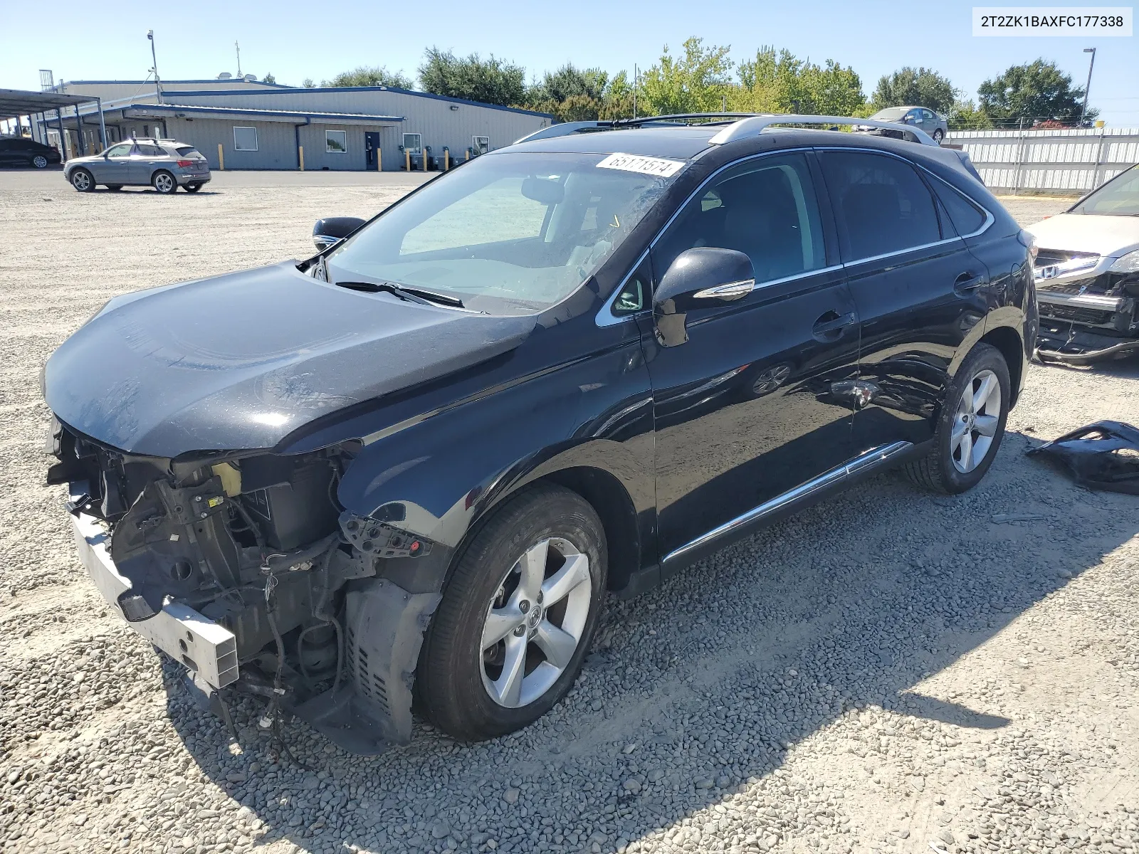 2T2ZK1BAXFC177338 2015 Lexus Rx 350