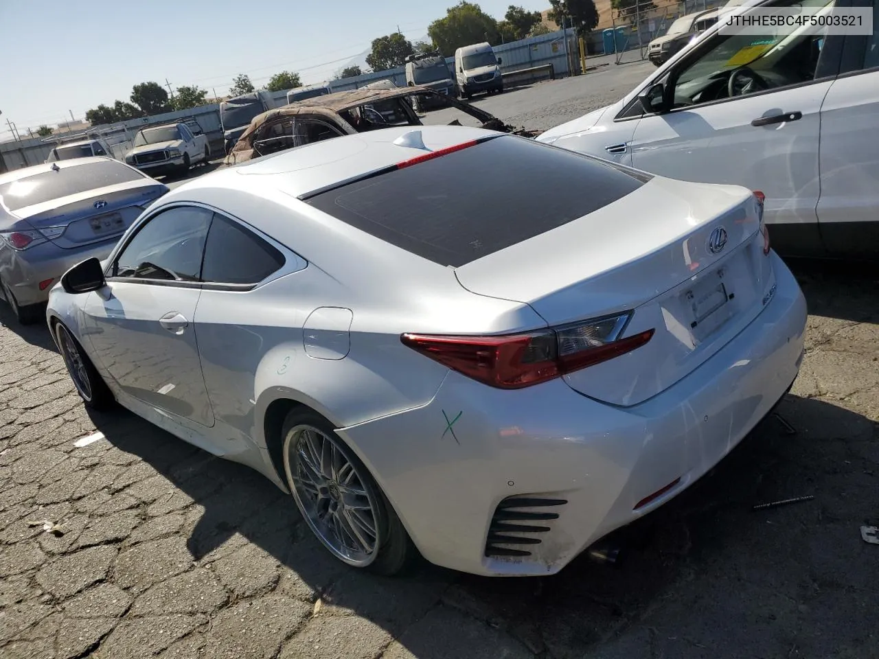 2015 Lexus Rc 350 VIN: JTHHE5BC4F5003521 Lot: 65542614