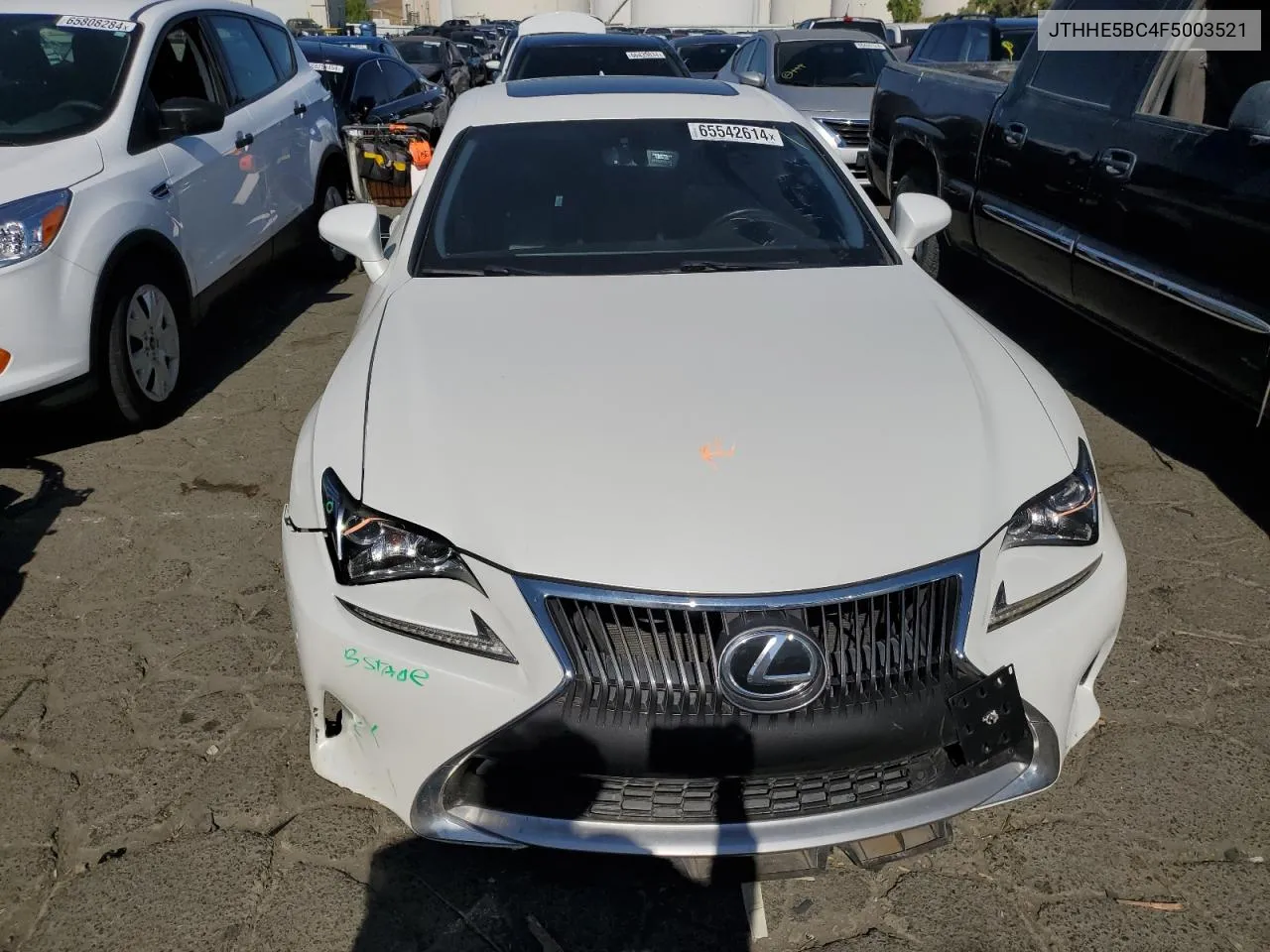 2015 Lexus Rc 350 VIN: JTHHE5BC4F5003521 Lot: 65542614