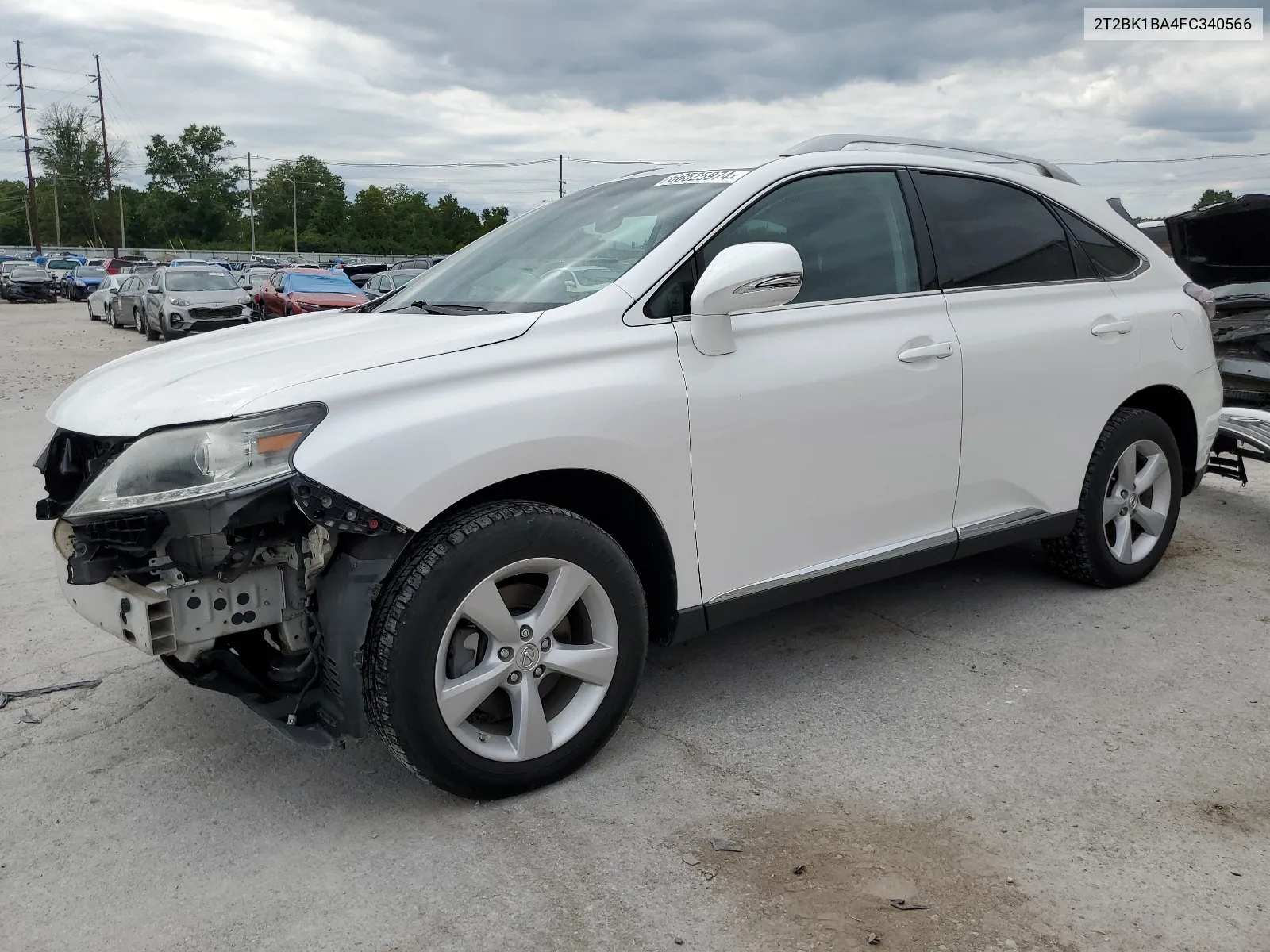 2015 Lexus Rx 350 Base VIN: 2T2BK1BA4FC340566 Lot: 66525974