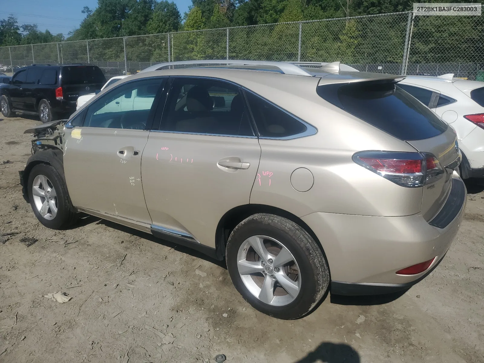 2015 Lexus Rx 350 Base VIN: 2T2BK1BA3FC283003 Lot: 66715704