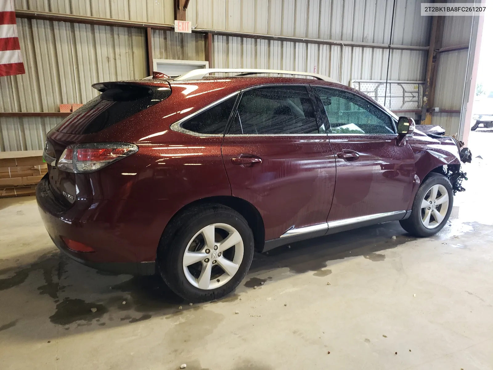 2015 Lexus Rx 350 Base VIN: 2T2BK1BA8FC261207 Lot: 66762484