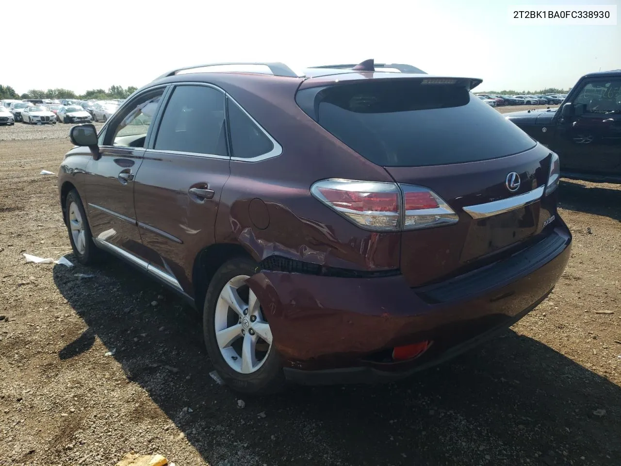 2015 Lexus Rx 350 Base VIN: 2T2BK1BA0FC338930 Lot: 67277254