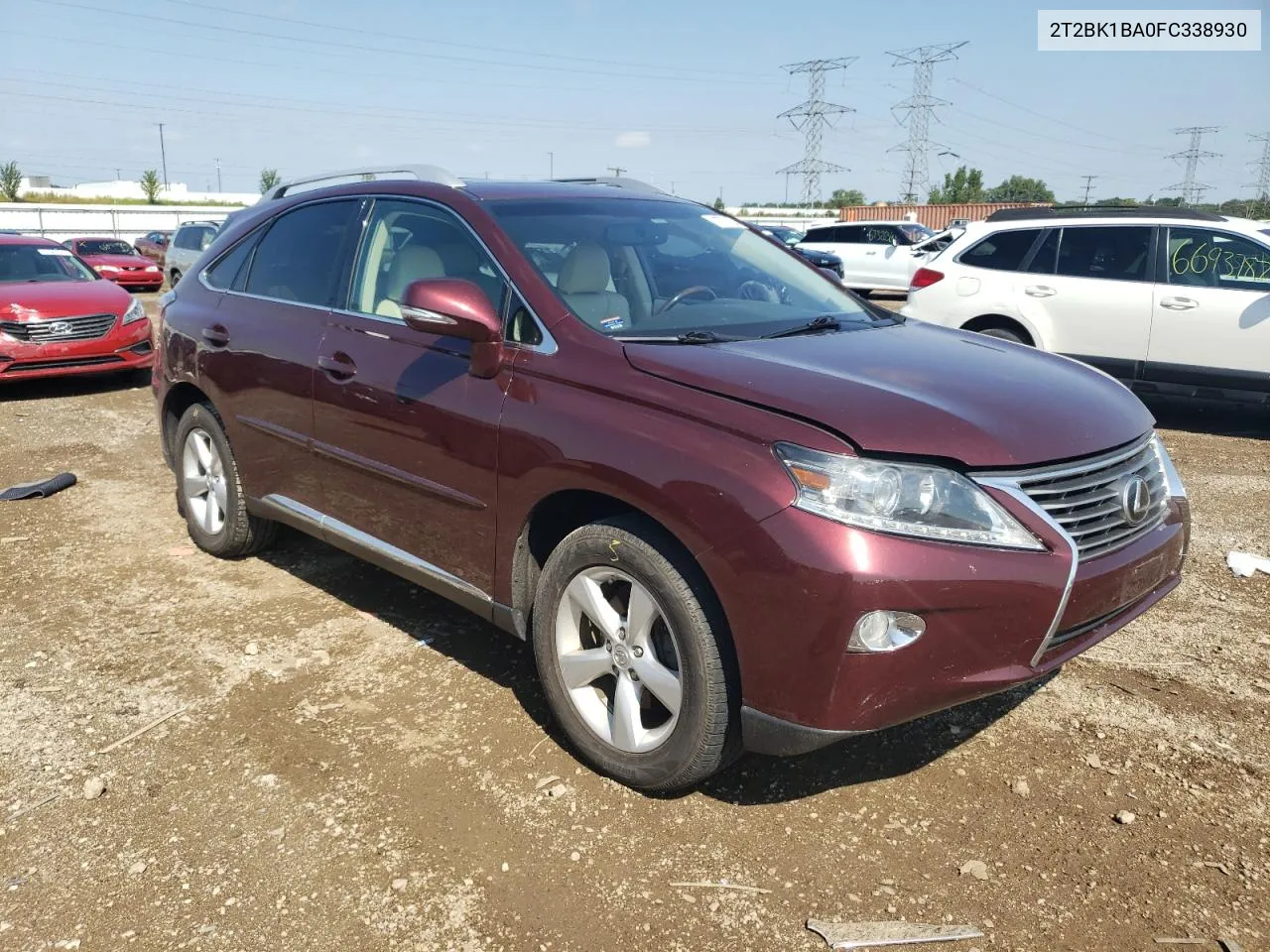 2015 Lexus Rx 350 Base VIN: 2T2BK1BA0FC338930 Lot: 67277254